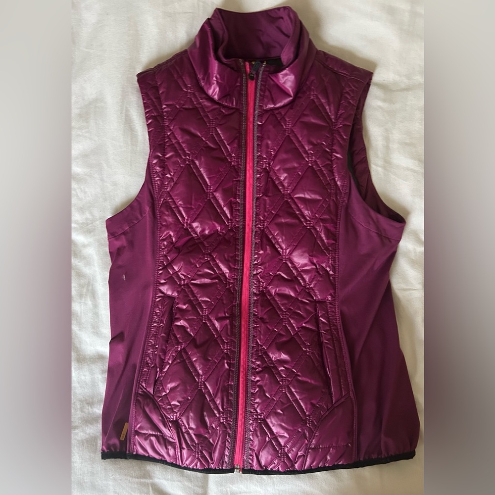 Women's Quilted Vest - Purple
